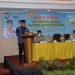 Sekretaris Daerah (Sekda) Provinsi Jambi, H.Sudirman,S.H.,M.H saat membuka rapat kerja tim pembina samsat Provinsi Jambi (foto: novrianyah)