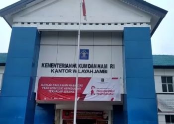 Kanwil Kemenkumham Jambi Beri Remisi Natal Kepada 58 Narapidana dan Anak Pidana Tahun 2021 (foto : ma)