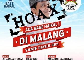 Komandan Yonif Linud 502 Letkol Inf Ahmad Alam Budiman membantah menghadirkan Ustadz Haikal Hasan di Markasnya pada tanggal 21 Januari 2022.