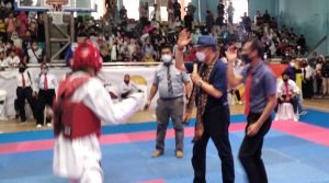 Wali Kota Jambi, Syarif Fasha Buka Kejuaraan Taekwondo Wali Kota Cup 2022 di Gor Kotabaru, Kota Jambi