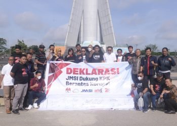 Aksi Seribu tanda tangan dari anggota JMSI seluruh Indonesia   (foto: ist)