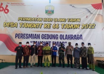 Wakil Bupati Muaro Jambi Bambang Bayu Suseno menghadiri Peringatan HUT Desa Tangkit Ke-66 (foto: ist)