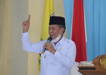 Wakil Gubernur Jambi, Drs.H.Abdullah Sani,M.Pd.I, mengemukakan, mahasiswa dan pelajar merupakan kaum intelektual sekaligus sebagai aktor dalam penggerak perubahan (foto: Sopbirin)
