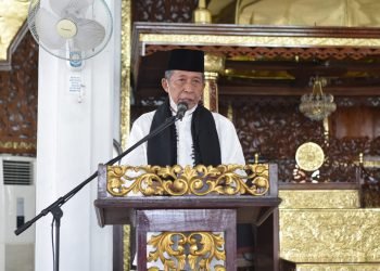 Wakil Gubernur Jambi, Drs.H.Abdullah Sani,M.Pd.I saat memberi kata sambutan (foto: Ist)