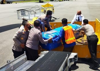 Delapan korban peristiwa penembakan Kelompok Kriminal Bersenjata (KKB) di Papua telah diserahkan ke keluarganya masing-masing (foto: ist)