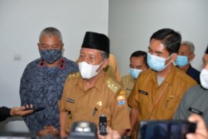 Wakil Gubernur Jambi Abdullah Sani saat menegaskan komitmen pemerintah dalam mendukung BNN untuk melakukan pencegahan dan pemberantasan narkoba di Provinsi Jambi foto: Novriansah dan Sopbirin)