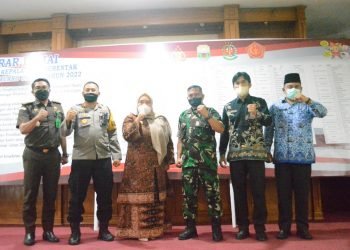 Masnah Busyro, SE., M. Tr. IP menghadiri Deklarasi Ikrar Damai Pemilihan Kepala Desa (Pilkades) Serentak Gelombang I