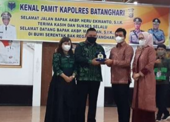 Bupati Batanghari Gelar Acara Kenal Pamit dengan Kapolres Batanghari