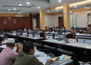 Pansus l DPRD Kota Gelar RDP Terkait Ranperda Rencana Tata Ruang Wilayah Kota Jambi Tahun 2022-2024 (foto: wan)