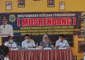 Waka I DPRD Tanjab Timur Hadiri Musrembang di  Kecamatan Mendahara (foto:Eg)