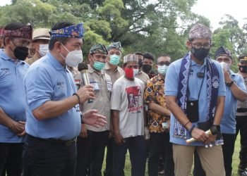 Al Haris saat mengemukakan, Pemerintah Provinsi Jambi terus berupaya dalam mendorong destinasi wisata unggulan yang ada di Provinsi Jambi (foto: Harun).