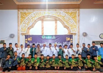Pengurus Cabang Nahdlatul Ulama (PCNU) Kabupaten Tanjung Jabung Barat saat foto bersama di Pesantren Ramadhan 2022 PC IPNU IPPNU Tanjung Jabung Barat (ltf)