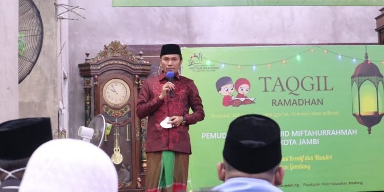 Ketua DPRD Provinsi Jambi Safari Ramadhan di Masjid Miftahurrahmah (foto: Ist)
