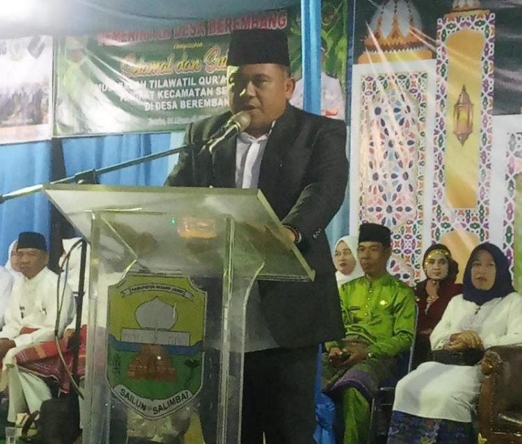 Sekda Muaro Jambi Budhi Hartono Buka MTQ ke 51 Tingkat Kecamatan Sekernan (Ist)