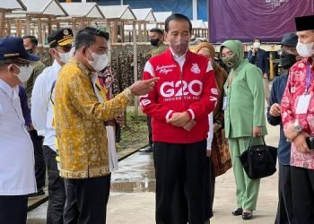 Ketua DPRD Edi Purwanto Dampingi Presiden Jokowi Kunker di Jambi (foto: ISt)