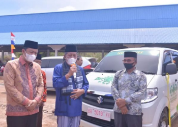 Wabup Muaro Jambi Hadiri Peringatan Isra Mi’raj di Masjid Jami’iyatul Mu’minin (foto: Ist)