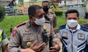 Direktur Lalu Lintas Polda Jambi, Kombes Pol Dhafi (foto: Bhj)