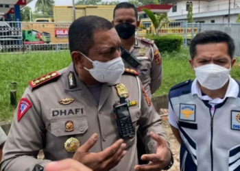 Direktur Lalu Lintas Polda Jambi, Kombes Pol Dhafi (foto: Bhj)