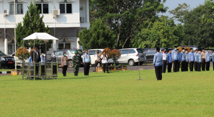 Bupati Tanjab Timur Pimpin Upacara Hari Kebangkitan Nasional ke 114 (foto: Ist)