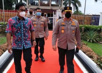 Kapolda Jambi saat Hadiri Acara Pelantikan 3 Penjabat Bupati (foto: ist)