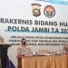 Kapolda Jambi, Irjen Pol. A. Rachmad Wibowo saat membuka Rakernis Bidang Humas Polda Jambi TA 2022 (foto: ist)