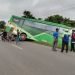 Kondisi Bus Rombongan jemaah haji (foto: Badrun)