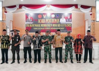 Penutupan TMMD Ke-113 Kodim 0419/Tanjab (Foto: Dok Penrem 042/Gapu)