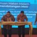 Gubernur Al haris saat tandatangani MoU dengan Tiga Rumah Sakit (foto;Hn)