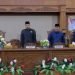 DPRD Muaro Jambi saat menggelar rapat paripurna terkait rekomendasi dewan terhadap LKPJ Bupati Muaro Jambi tahun 2021 (foto: ist)