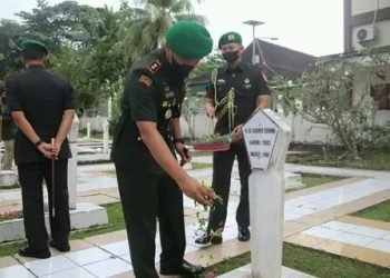 Dandim 0901/Smd Ikuti Ziarah di TMP Kusuma Bangsa (foto: ist)