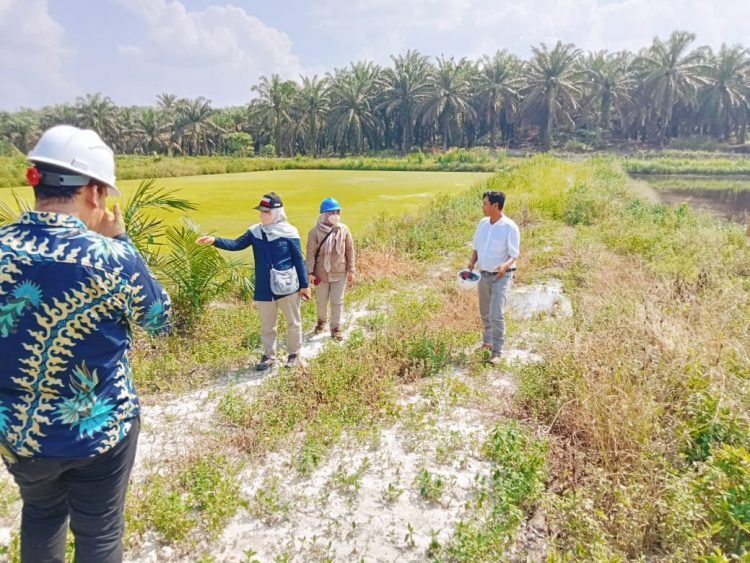 DLH Kabupaten dan Provinsi saat cek langsung Limbah PT PAL (foto: Mts)