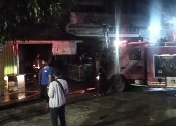 Lokasi Kebakaran Usaha Laundry di Simpang Kawat, Kecamatan Kotabaru, Kota Jambi