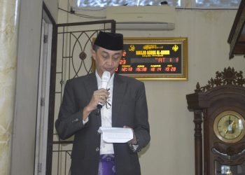 Pj Bupati Muaro Jambi Bachyuni Deliansyah saat mewarning ASN mengenai hari libur dihari raya idul Adha (foto: ist)