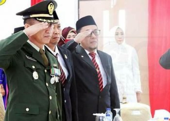 Sekda Ikuti Upacara Virtual HUT Bhayangkara ke 76