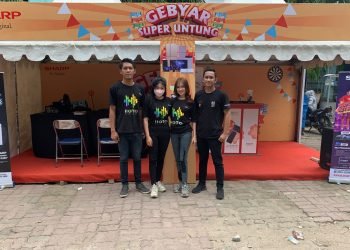 Stand Gebyar Super Untung Sharp (foto: dok Ist)