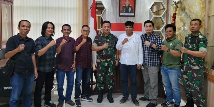 Silaturahmi SMSI Provinsi Jambi di Korem 042/Gapu (foto: Dok Penrem 042/Gapu)