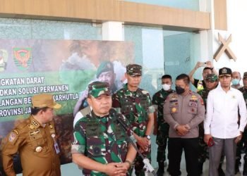 Wakapolda Jambi Ikuti Peninjauan Lokasi Rawan Karhutla (foto: Ist)
