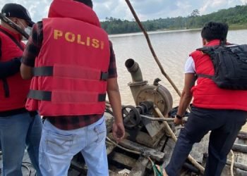 Dompeng Rakit yang ditemukan Polisi (Foto: Ist)