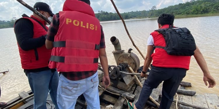 Dompeng Rakit yang ditemukan Polisi (Foto: Ist)