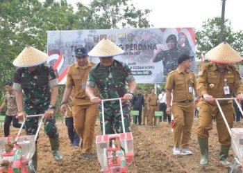 Kasad Launching Ketahanan Pangan di Tebo (foto:Dok Dispenad)