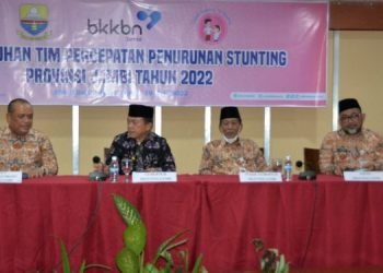 Al Haris pada acara Pengukuhan Tim Percepatan Penurunan Stunting Provinsi Jambi (foto: dok Istimewa)