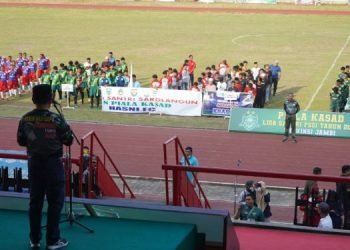 Pembukaan Turnamen Liga Santri PSSI Piala Kasad 2022 (dok ist)