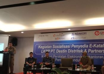 Sosialisasi Penyedia E-Katalog LKPP Kategori Peralatan Elektronik Perkantoran dan Peralatan Pendukungnya (ist)
