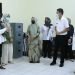 Ketua Tim Penilai Lomba Kantor BerPHBS Lingkup Pemkab Tanjung Jabung Timiur, Wirdayanti saat melakukan penilaian di RSUD Nurdin Hamzah Muara Sabak (dok Ist)