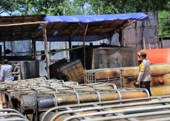 Gudang yang Diduga Timbun BBM Ilegal (dok; Ist)