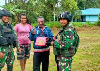 Satgas Pamtas Yonif Raider 142/KJ (Foto: Dok Ist)