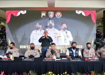 Kapolda Jateng Dalam Konferensi Pers Ungkap Kasus Perjudian (Foto: Dok Ist)