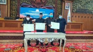 DPRD Provinsi Jambi bersama Gubernur Jambi setujui dan sepakati KUPA-PPAS perubahan APBD Provinsi Jambi tahun anggaran 2022 Sebesar 5, 2 triliun