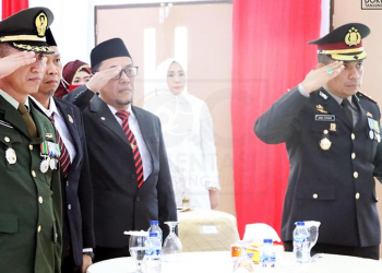 Sekda Ikuti Upacara Virtual HUT Bhayangkara