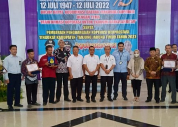 Sekda Tanjab Timur Hadiri Hari Koperasi Ke 75 (dok Istimewa